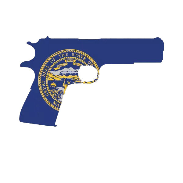 Nebraska Flag 1911 Sticker Decal