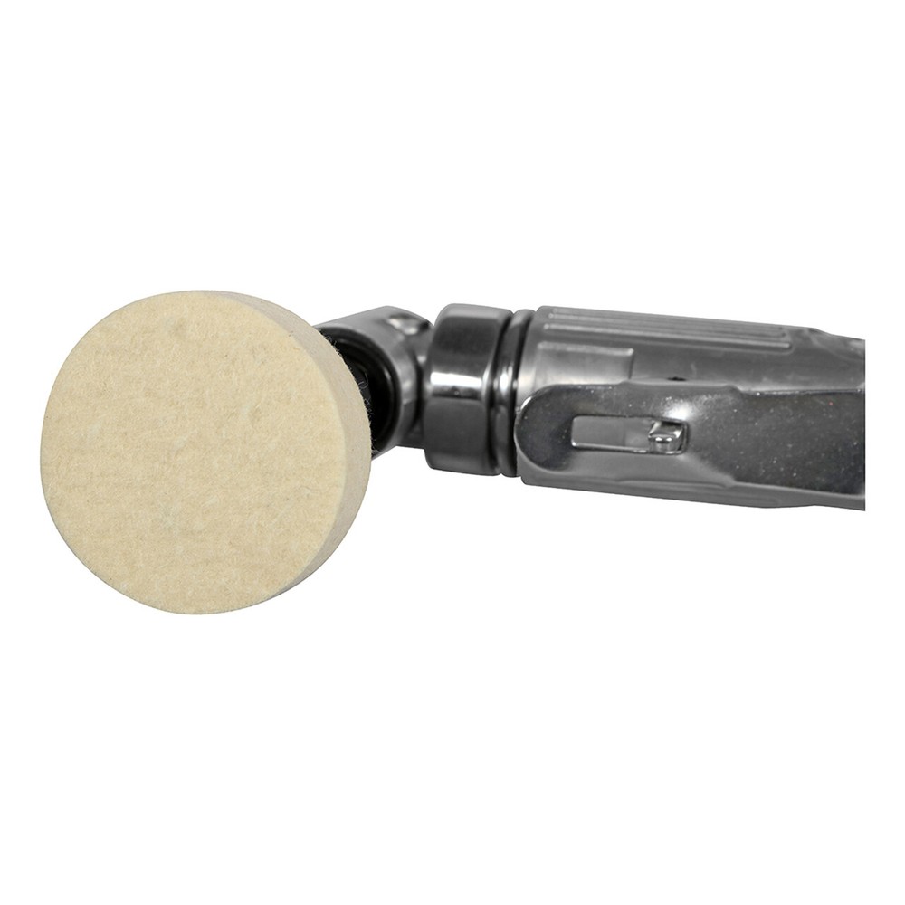20PCS 3 inch Wool Buffing Polishing Pad Die Grinder Drill Roll Lock Sanding Disc