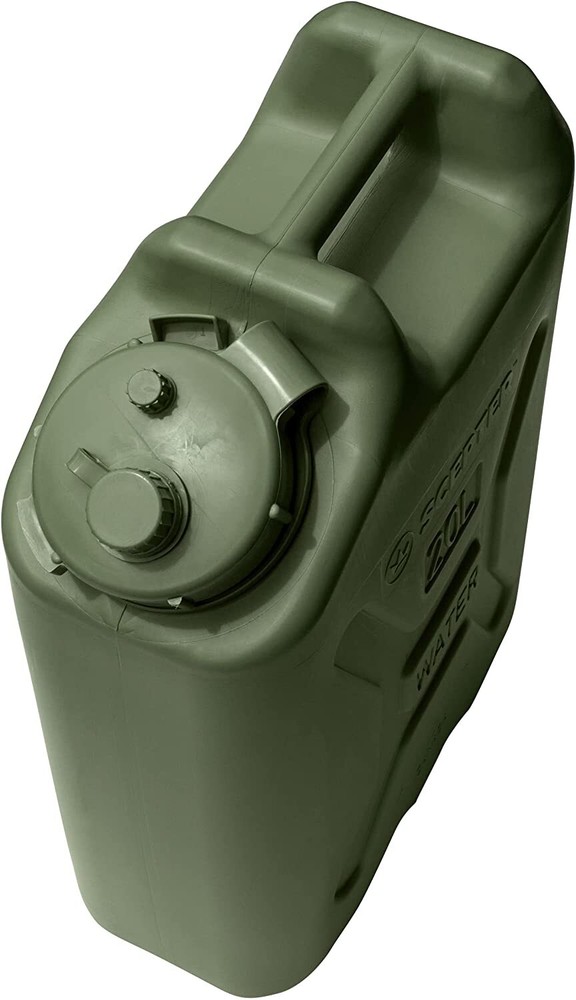 Scepter BPA Durable Portable Water Storage Container, Green (5 Pack)