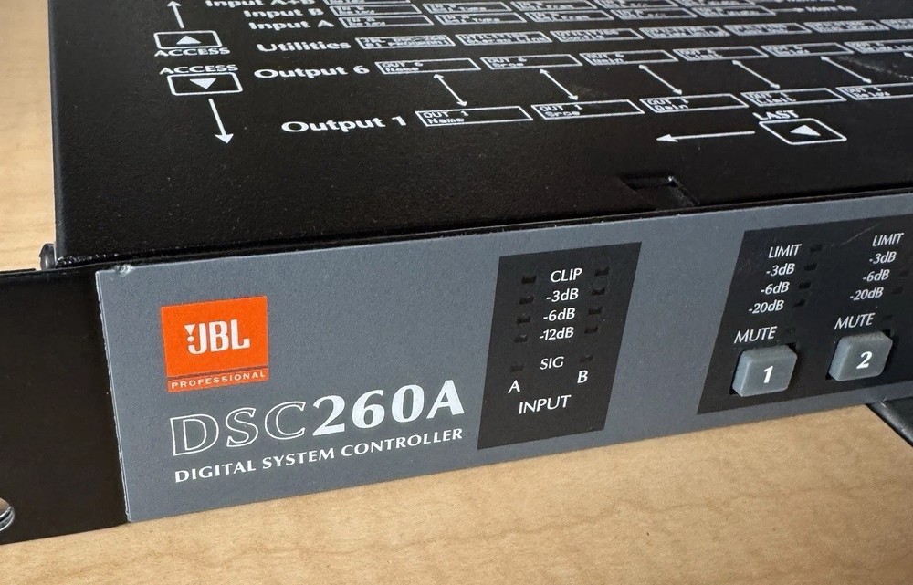 JBL DSC260A DSP - Digitaler System Controller - 19 Zoll