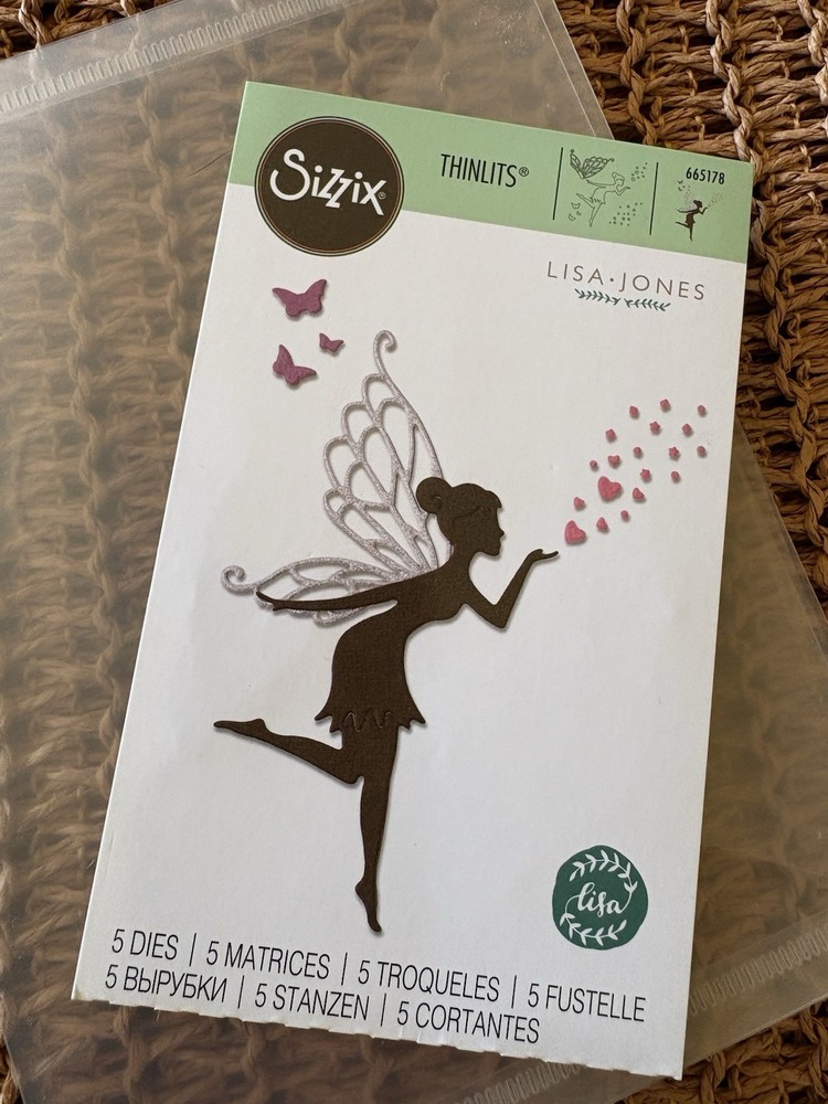 Sizzix Fairy Wishes Thinlits Steel Dies/Set 5 Pieces