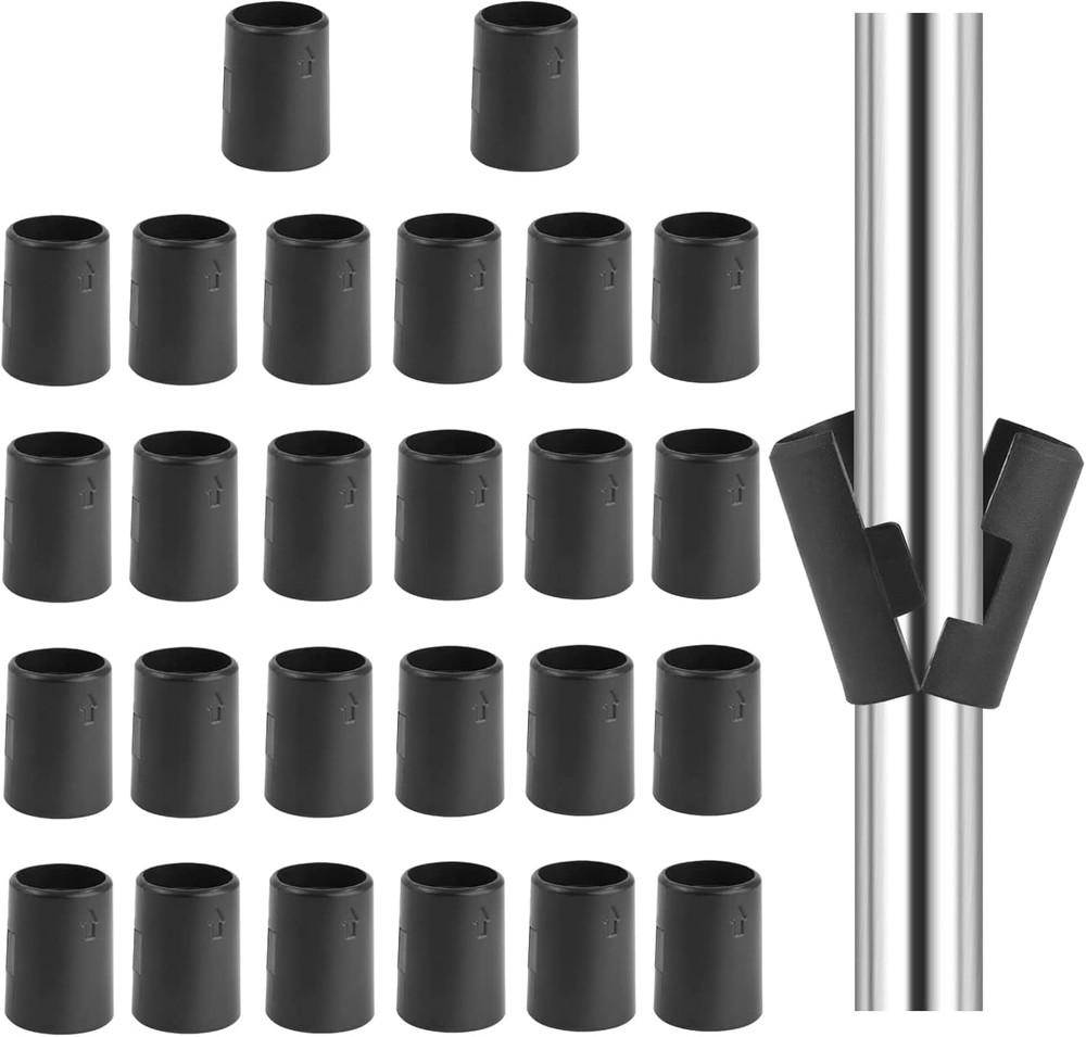 52 Pack Wire Shelving Shelf Lock Clips for 7/8" Post, Wire Shelf Clips Shelving
