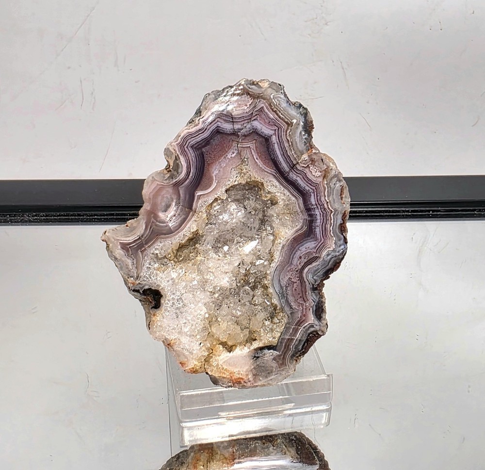 Mexican Agate Crystal Banded Polished (#2)