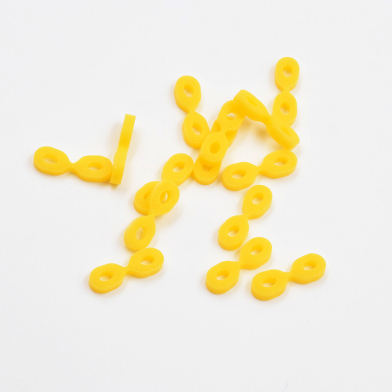 40 Pcs Dental Wedges Elastic Matrix Matrices Rubber Interdental Material 8 Shape