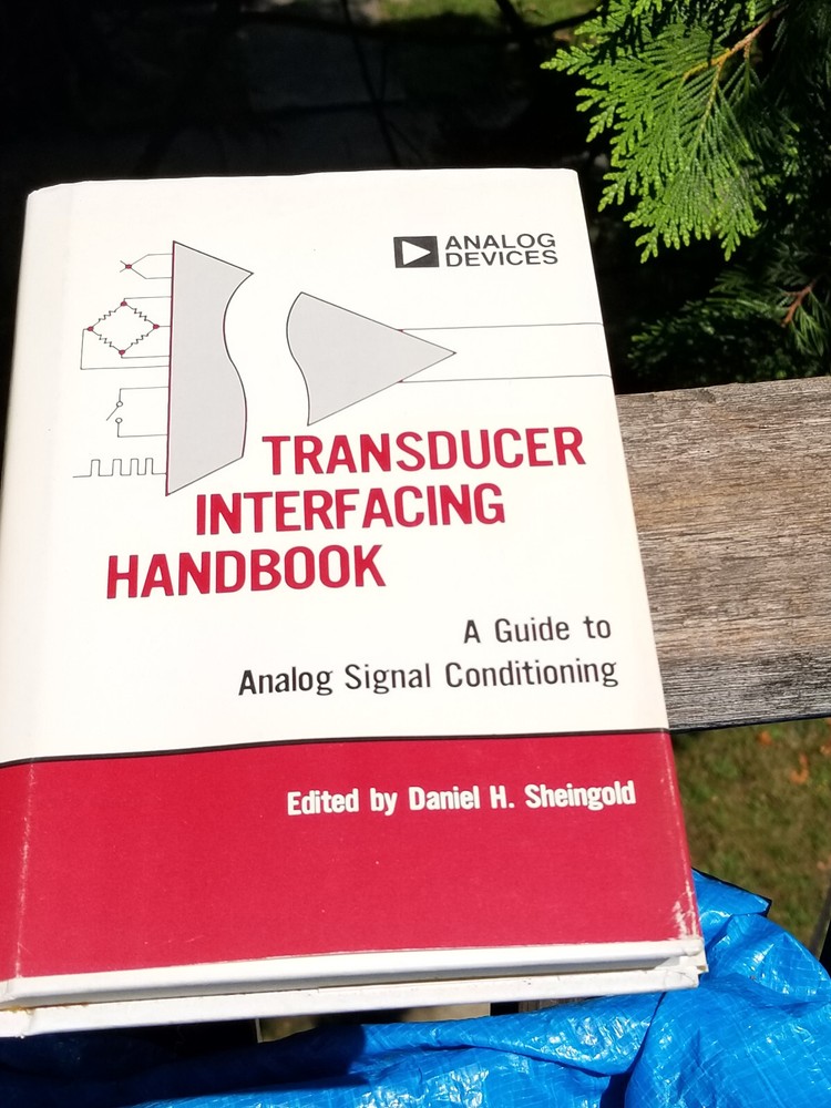 VINTAGE ANALOG DEVIICES ELECTRONICS BOOK TRANSDUCER INTERFACING HANDBOOK 1980