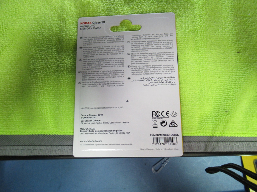 KODAK CLASS 10 MICRO SDHC MEMORY CARD 32GB WITH USB