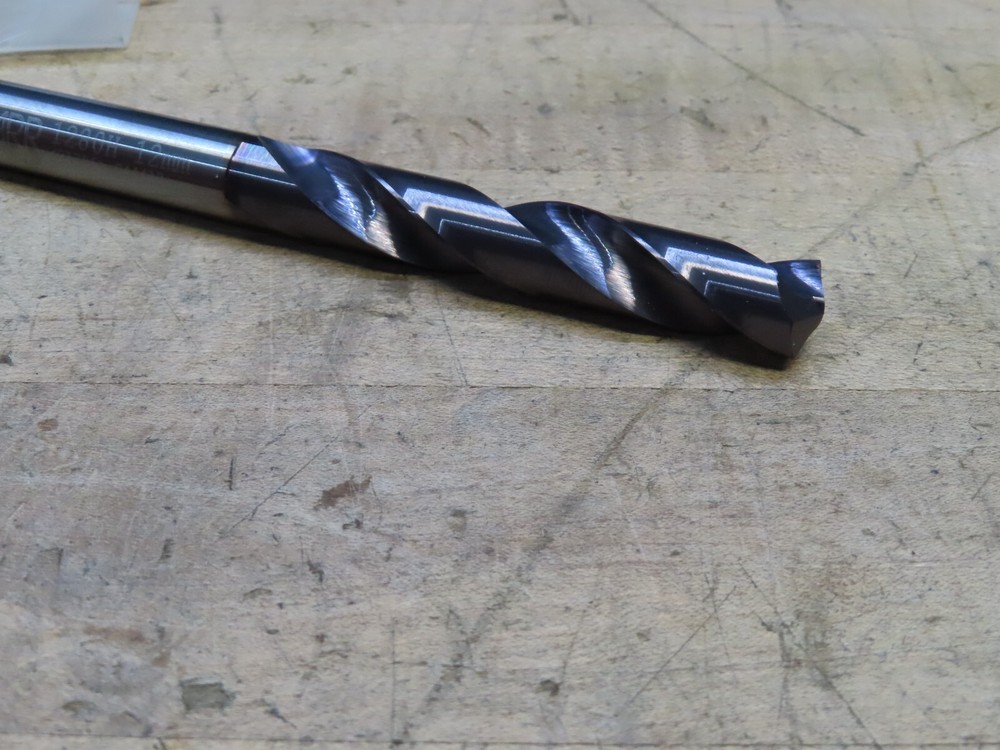 GARR 12.00mm (.4724") solid carbide drill 2fl H/P 5XD AlTiN-based