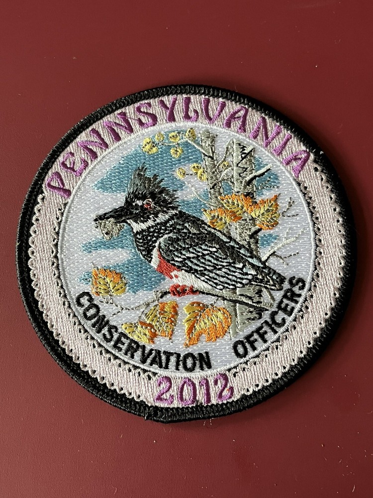 2012 PENNSYLVANIA CONSERVATION OFFICERS PATCH  4" DIAMETER