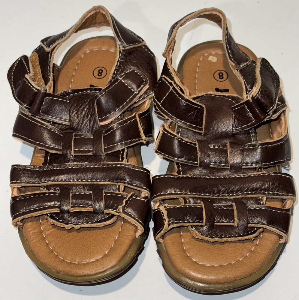 Boys Josmo Brown Sandals Size 8