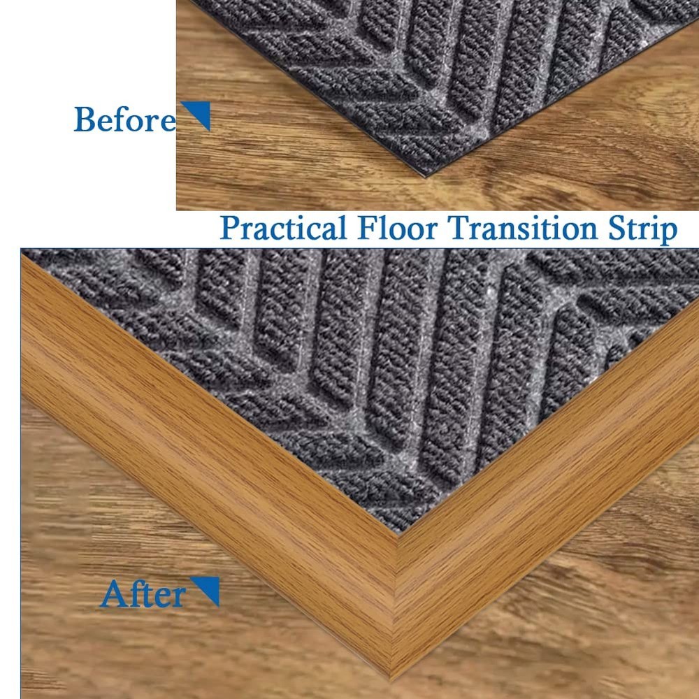 Floor Transition Strip Self Adhesive Carpet & Flooring Transitions Edging Tri...
