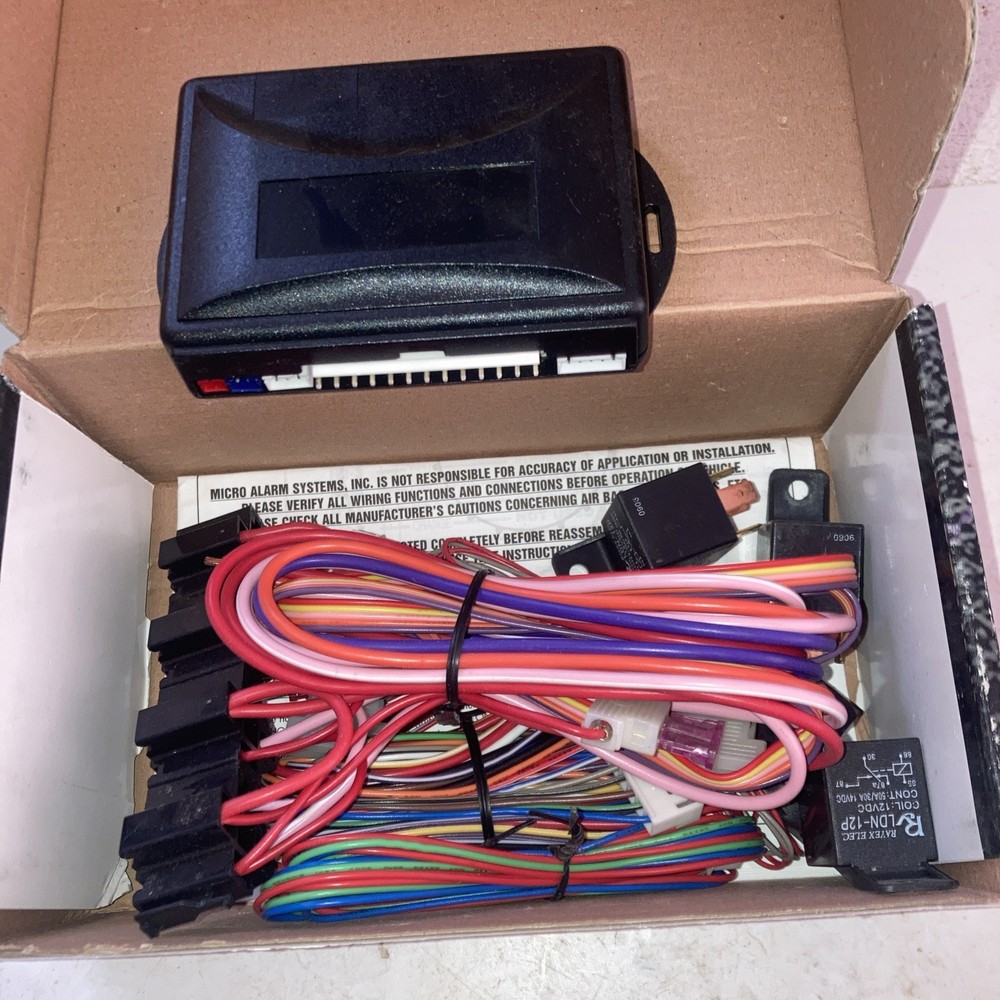 MICRO STARTNR2 Vehicle Starter System. Box 109