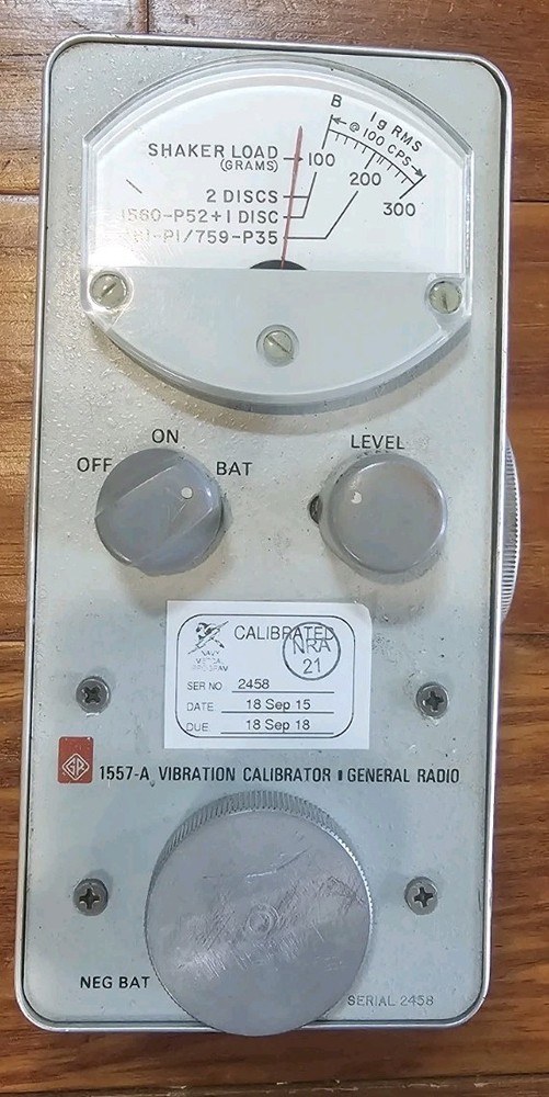 GenRad Type 1557A Vibration Calibrator