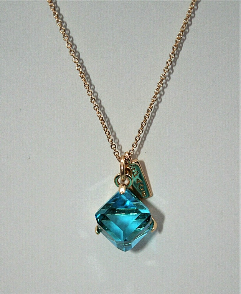 Marvel Comics Avengers Infinity War Blue Space Stone Necklace Pendant New Box