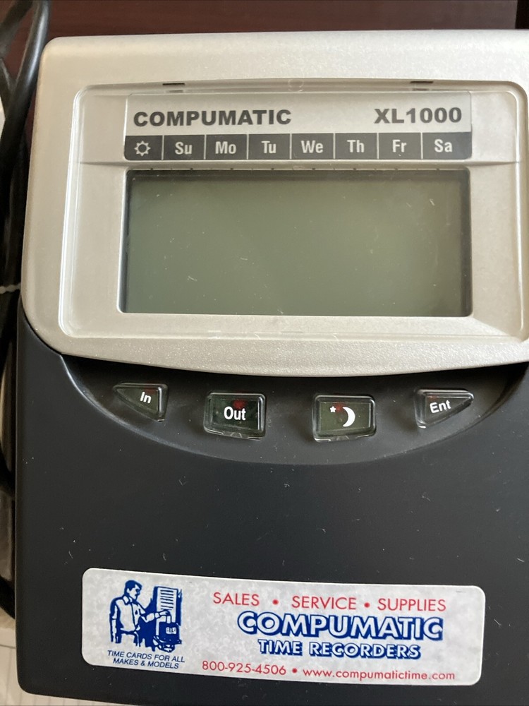 Time Recorder Compumatic XL1000 Time Recorder