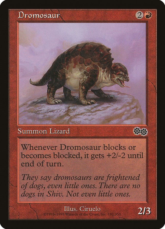 Dromosaur Urza's Saga 182 MTG MP