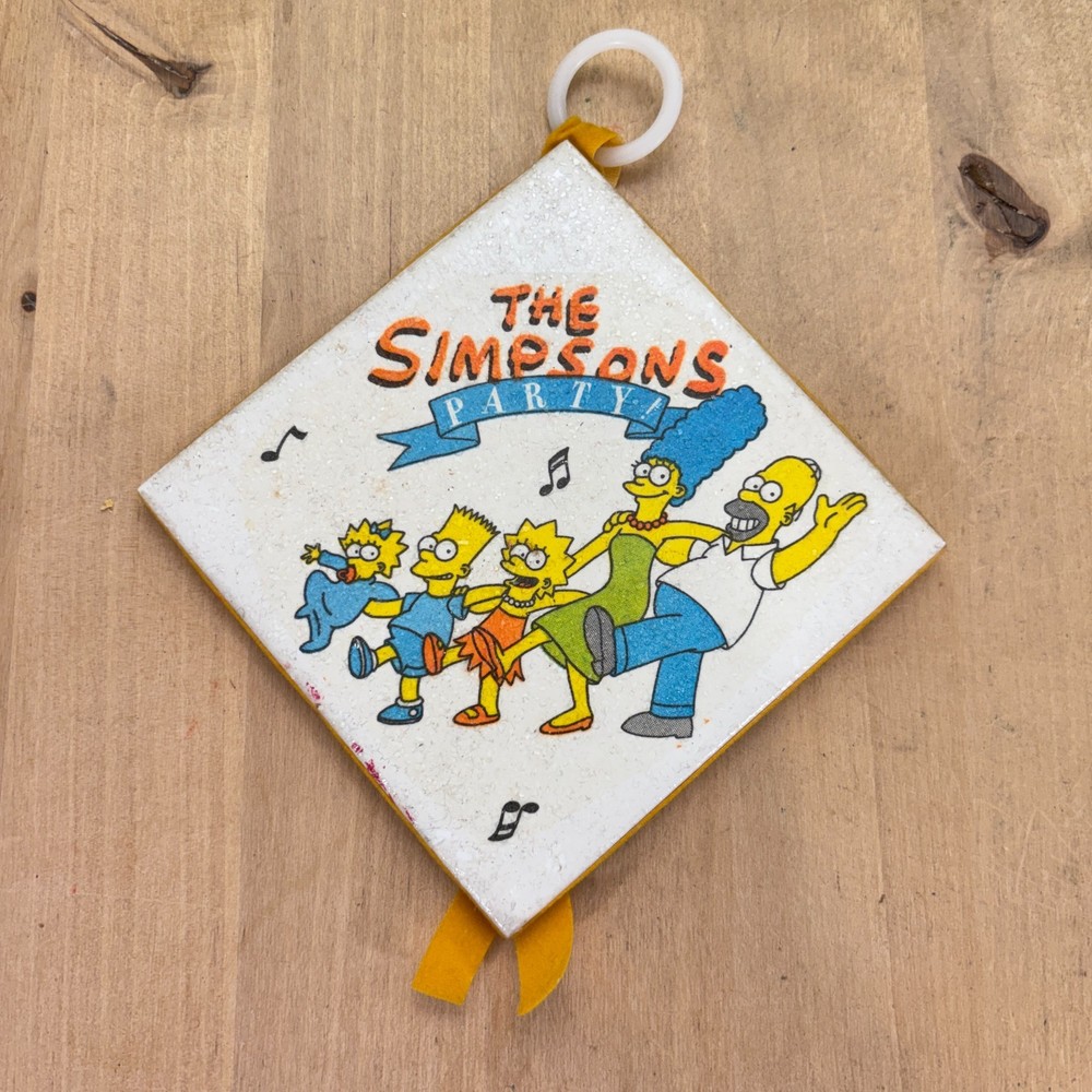 Vintage Ceramic Tile, The Simpsons, 4.25"sq