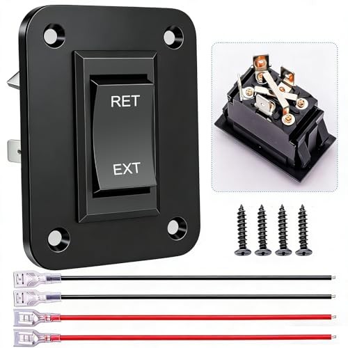 Momentary Polarity Reverse Rocker Toggle Switch Control Motor Up Down Forward