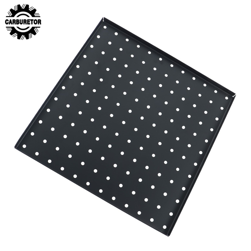 4 Pack 12 × 12 Inch Metal Pegboard Panel Wall Organizer Panel Storage Hanger