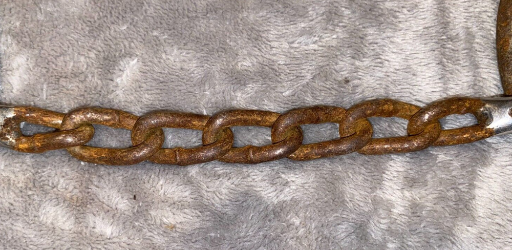 5 1/2'' BRUSHED BROWN IRON DOTTED CHAIN WESTERN BIT