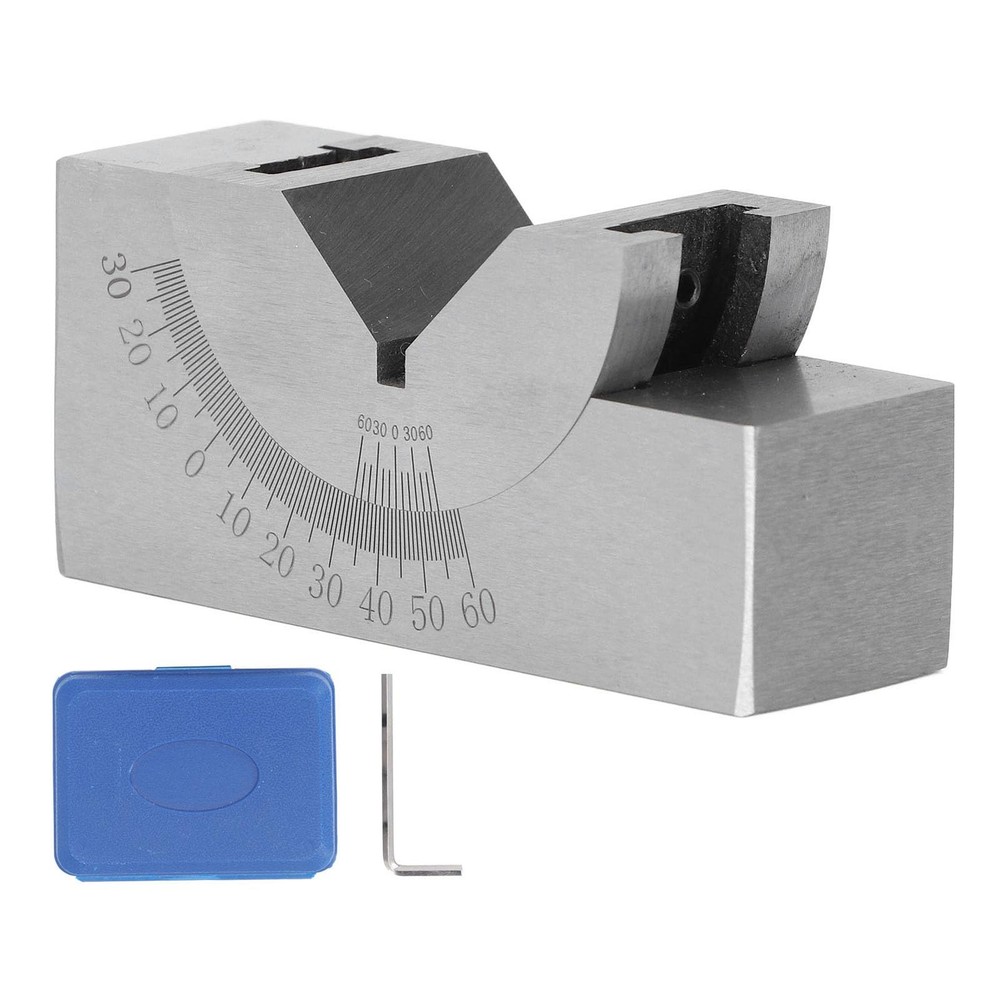 V-Blocks, Micro Adjustable Protractor, Alloy Steel, High Precision Angle...