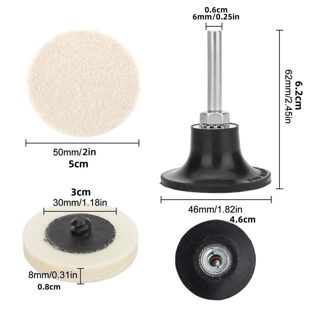Polishing Buffing Pads Sanding Wheels Holder For Special Coating for Longevity