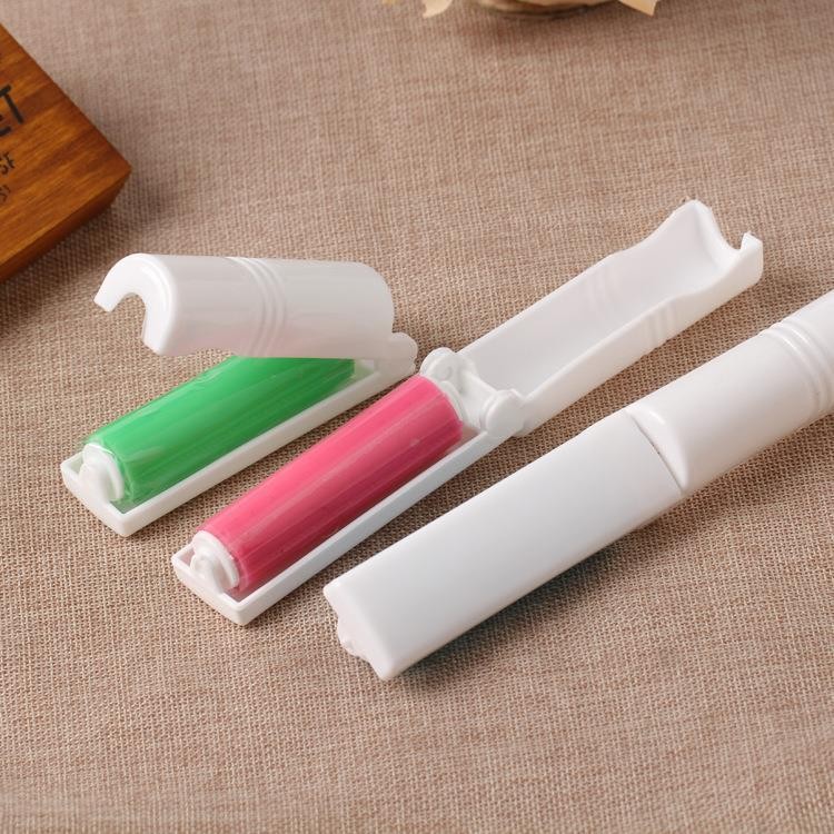 5PcsPortable foldable roller brush for removing dust from clothes