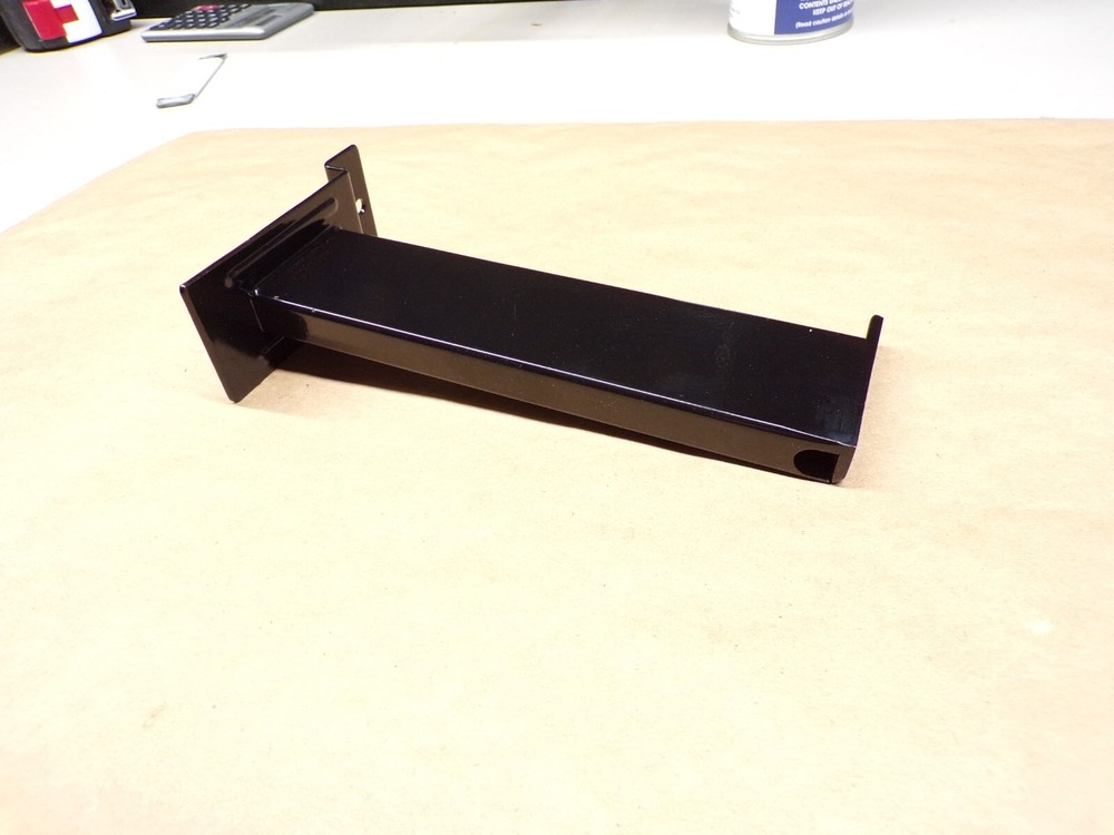 Slatwall Rectangular Faceout 6" - Black Box of 25 QTY