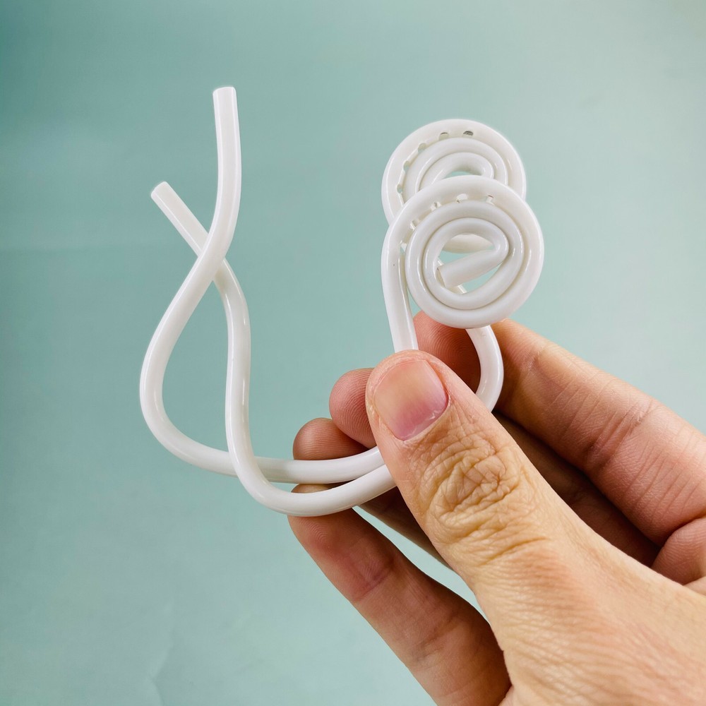 Dental FlexForm Hygoformic Coiled Saliva Ejectors Bendable Tongue Holder 100/Bag