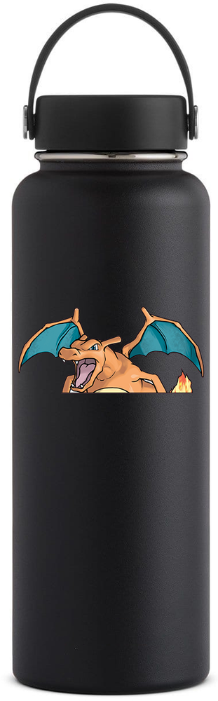 Charizard POKEMON STICKER DECAL -Flying Peeker Peeking- 4 Different Sizes