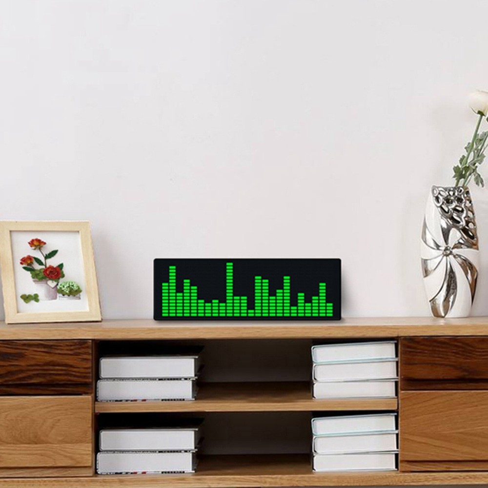 Music Spectrum Analyzer Stereo VU Meter Indicator LED Level Display Amplifier
