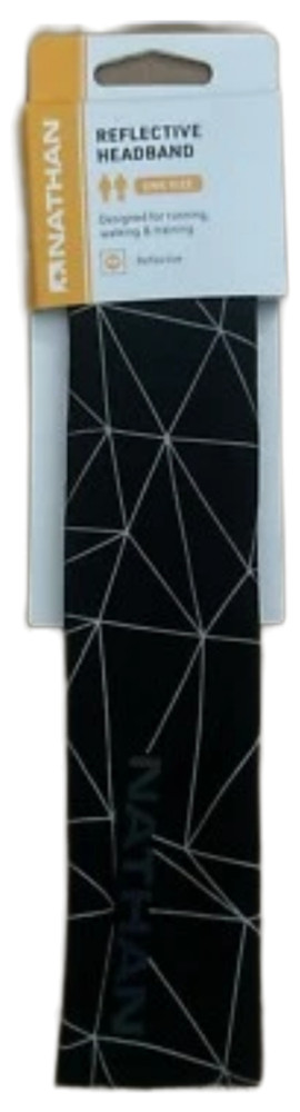NATHAN HyperNight Reflective Headband Galaxy Design - Unisex One Size Fits Most