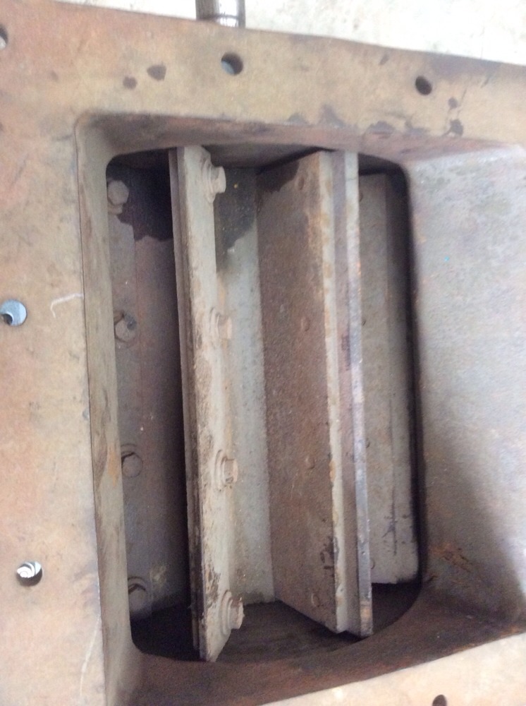 SEMCO ROTARY VALVE #RV-04, 10" X 10" OPENING Iron,, With Gaskets