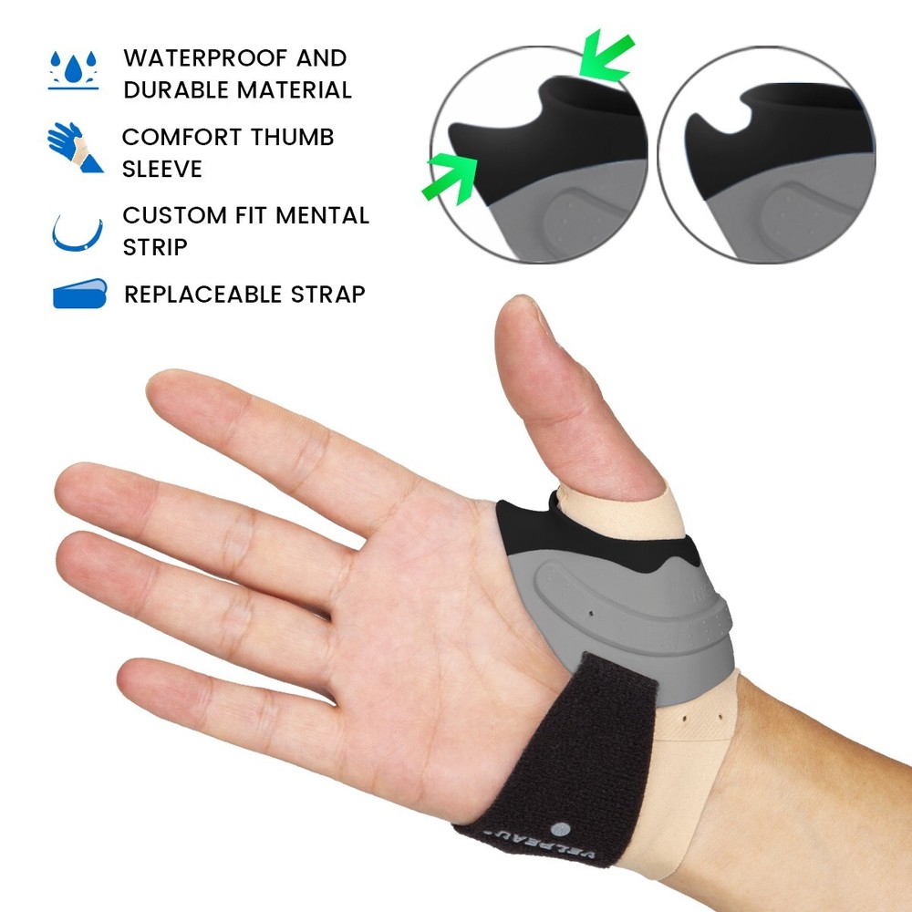 VELPEAU CMC Thumb Brace Joint Support Splint Without Limiting Hand Function