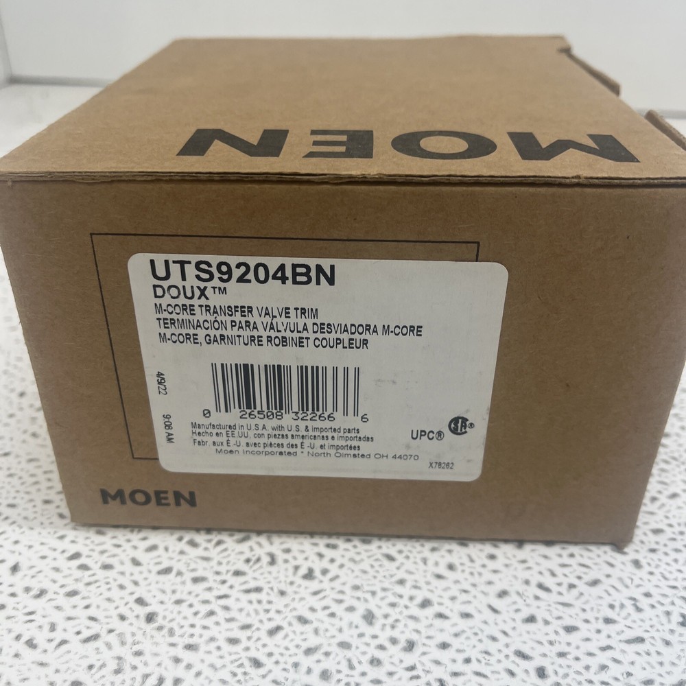 Moen UTS9204BN - Diverter Trims Showers READ