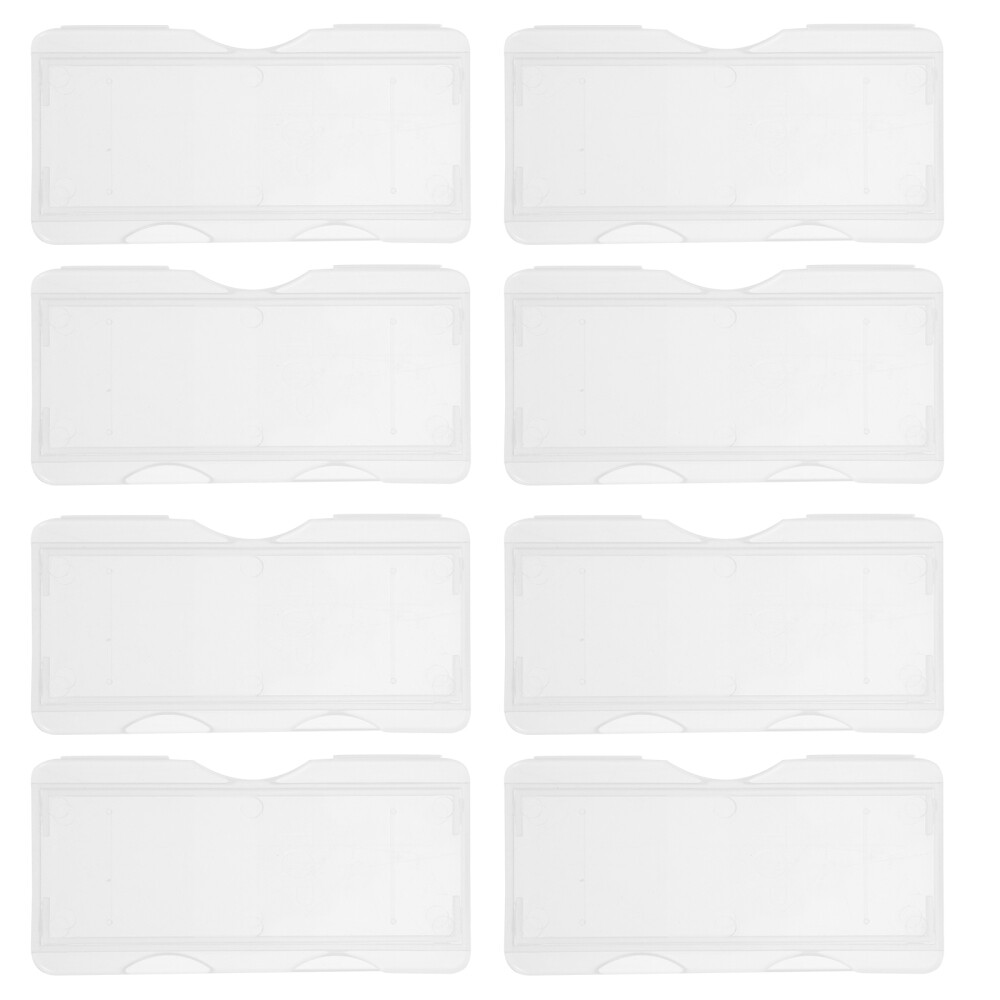 100pcs Slide Storage Boxes Individual Microscope Slide Holder Slide Boxes