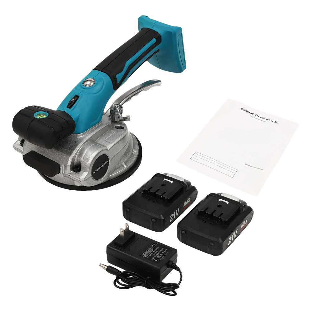 Tile Vibration Machine 6 Speeds Hand-held Tile Tiling Vibrating Tool Suction Cup