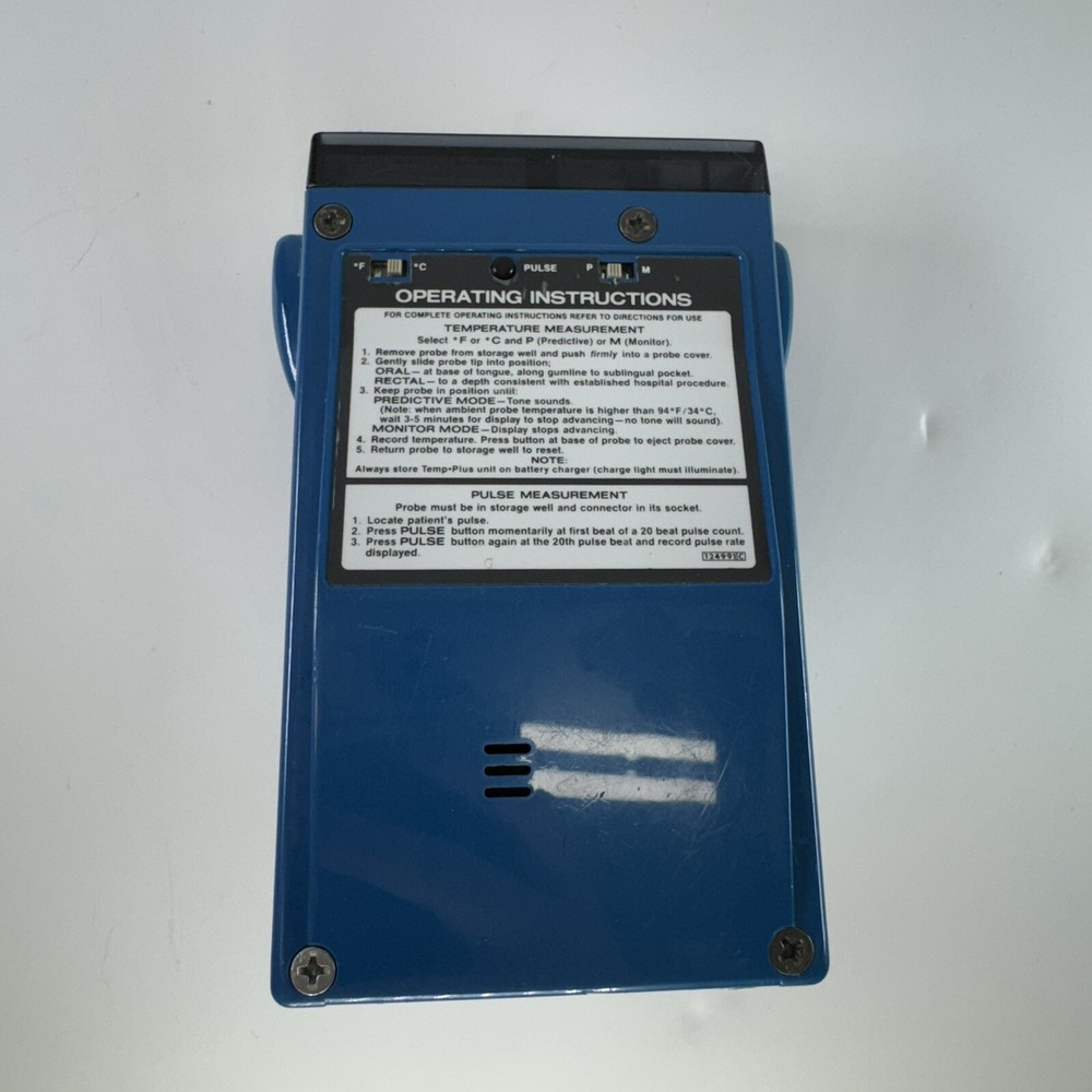 IVAC Temp Plus 2000 Blue Black Temperature Measurment