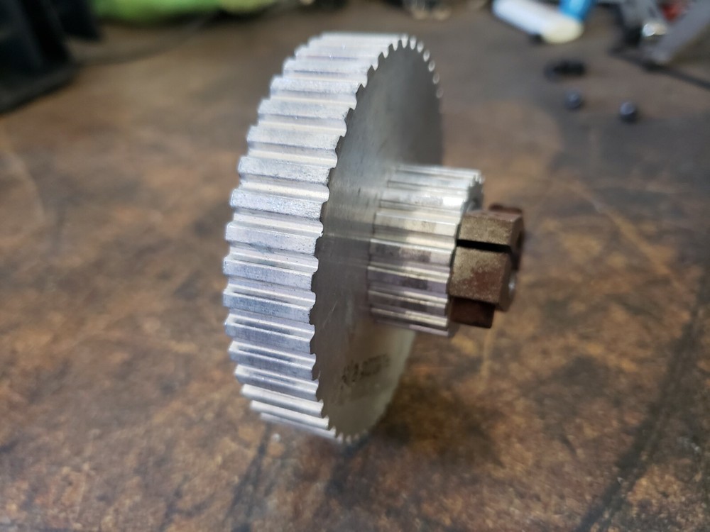 Used Pitney Bowes Flowmaster Feeder Dual Timing Pulley