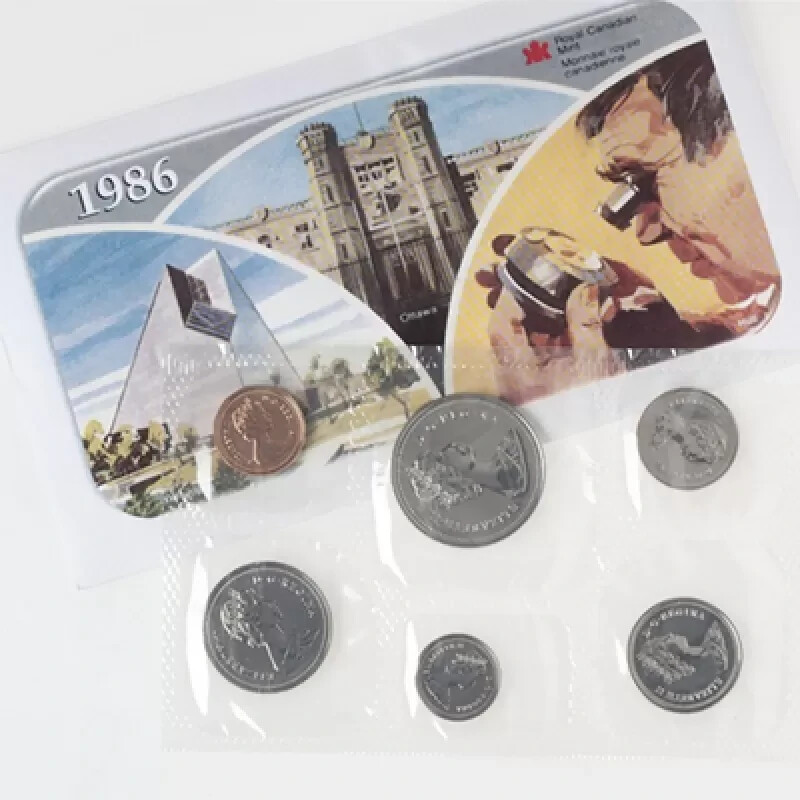 1986 CANADA PROOF LIKE UNCIRCULATED COIN SET