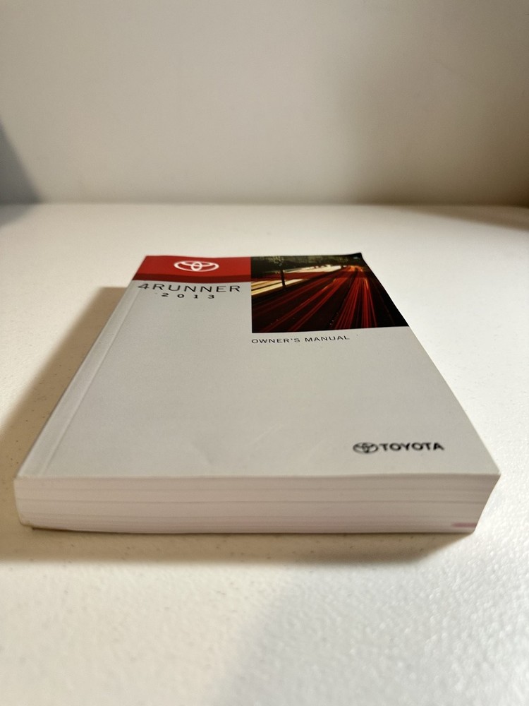 2014 Toyota 4Runner Owners Manual