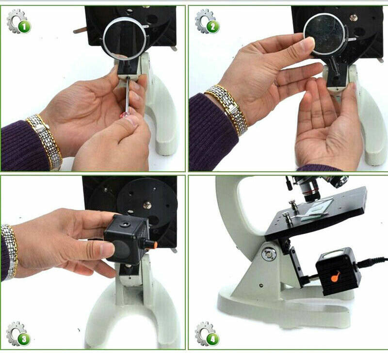 110V-220V Microscope LED Adjustable Light Source Energy Saving Bottom Lamp