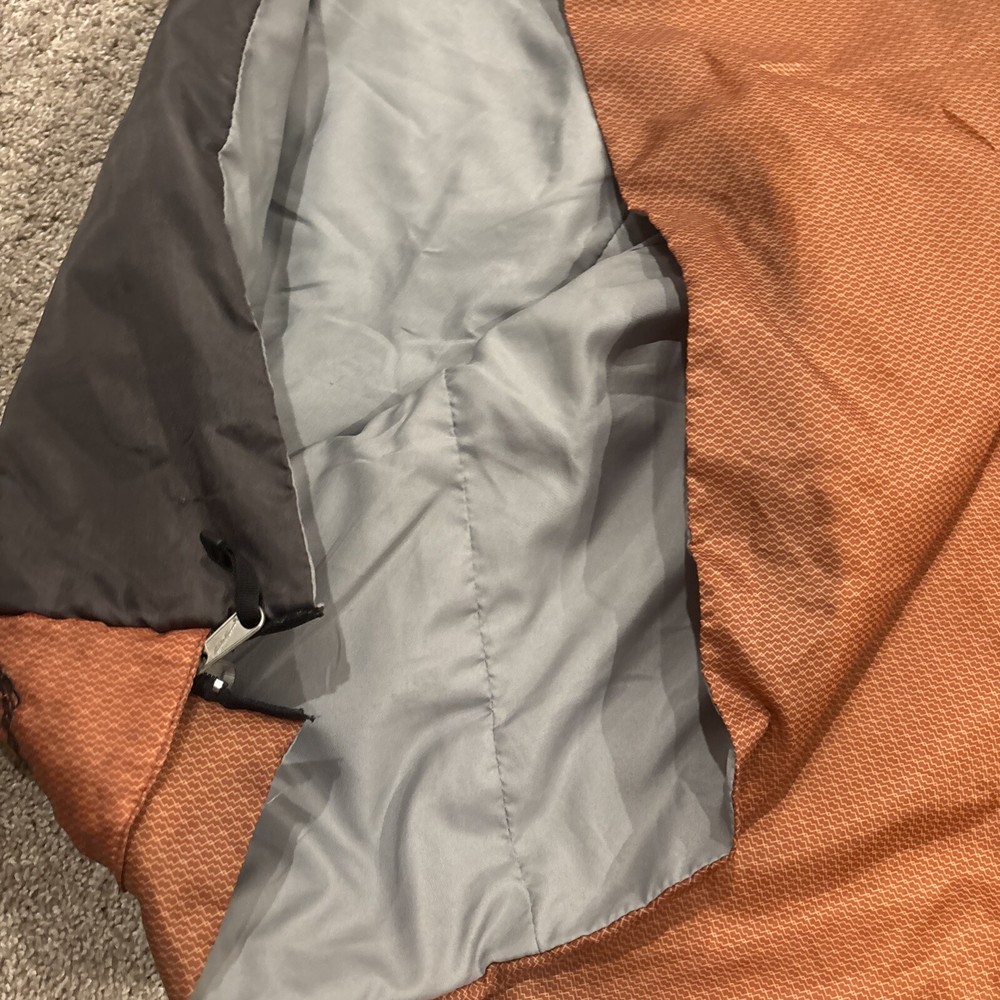 Eddie Bauer Orange Rectangular Sleeping Bag 77 x 31”