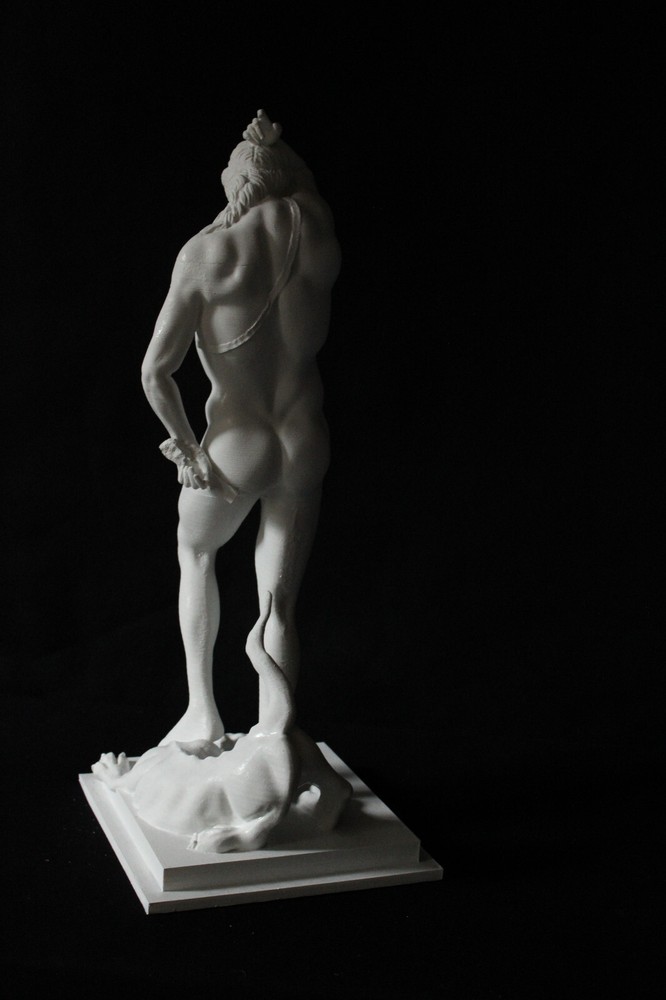 Apollo slaying Python Sculpture. ''20/50cm Big size desk gadget