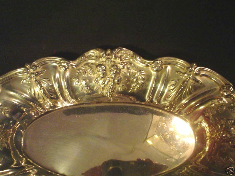 Reed & Barton FRANCIS I Sterling Silver Oval Bread Tray # X568