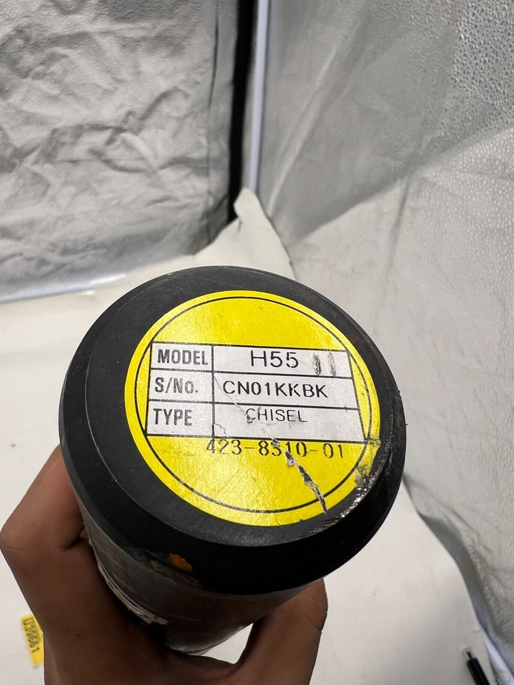 H55 CHISEL MOIL POINT 423-8310-01 , Black, Steel