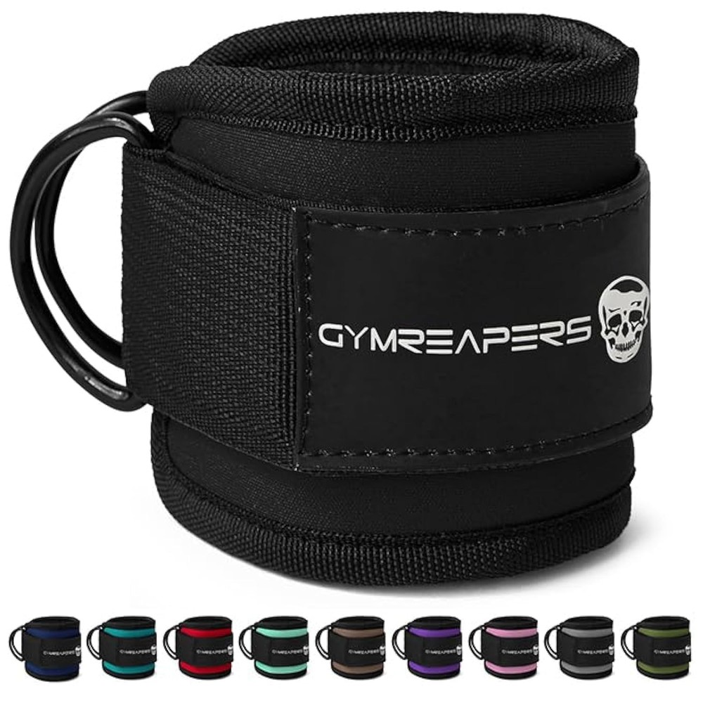 Ankle Strap (Single) For Cable Machine Kickbacks, Glute Workouts, Lower Body ...