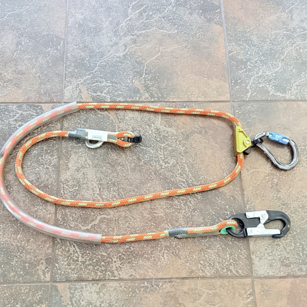 Jelco 8’ Adjustable Rope Safety With Aluminum Snap