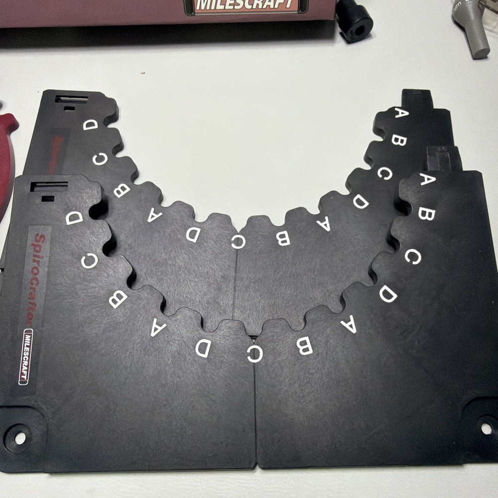 Milescraft SpiroCrafter TurnLock 1204 Create Patterns Stencils Wood Plastic