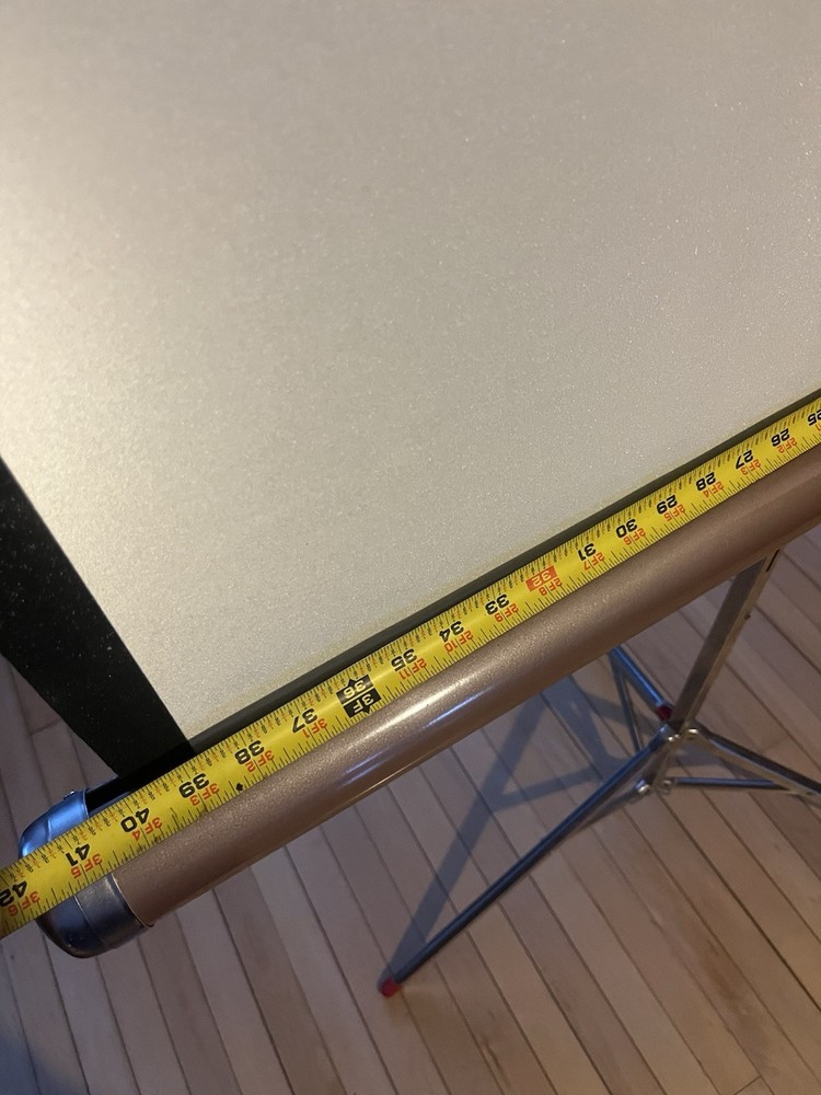 Da Lite White Magic Projector Screen 49" x 33" 1950s in Original Box