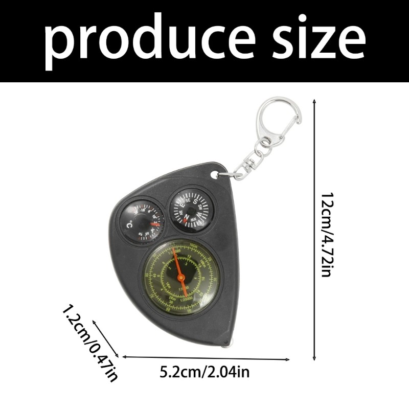 High precisions Hiking Compasses Outdoor Navigation Tool Portable Keychain